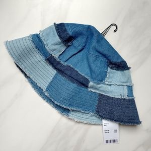 Urban Outfitters Patchwork Denim Bucket Hat